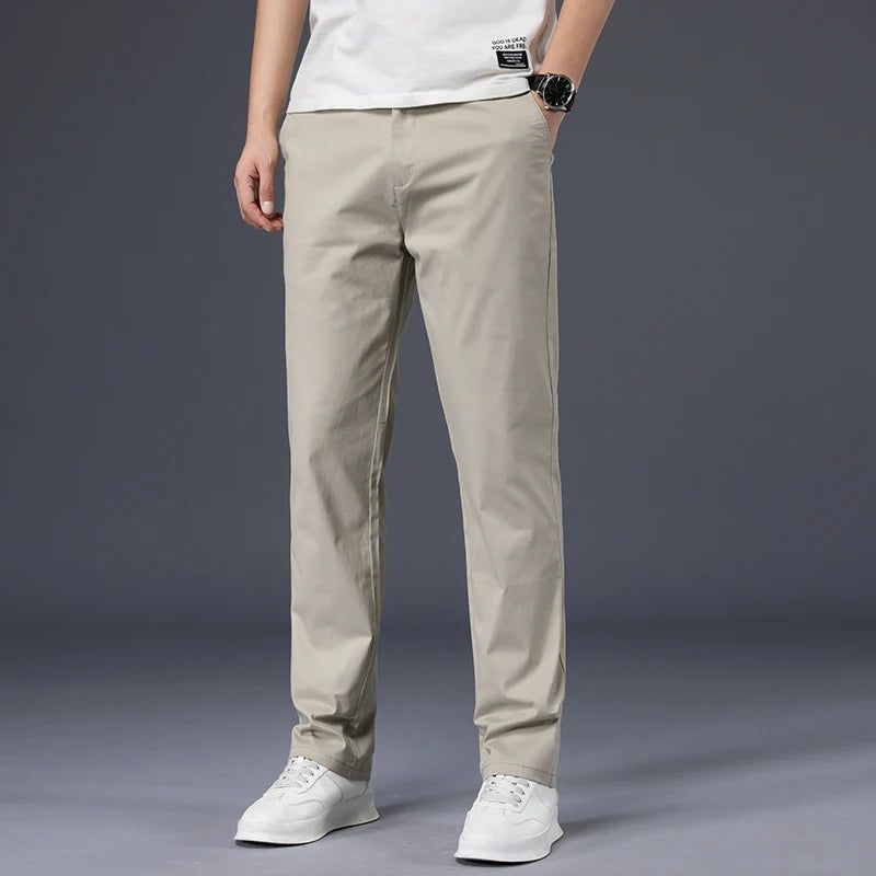 Rizz Cotton Blend Trousers