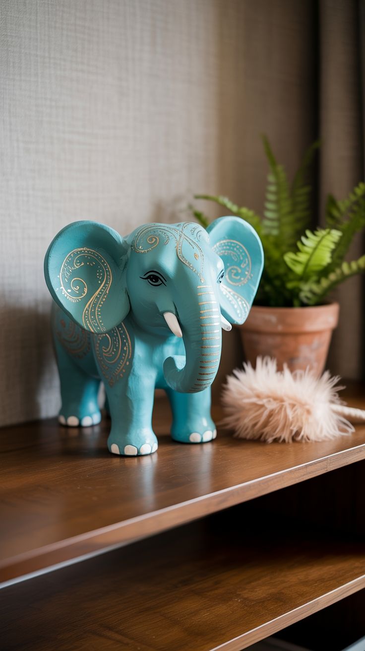 Ceramic Toy Elephant